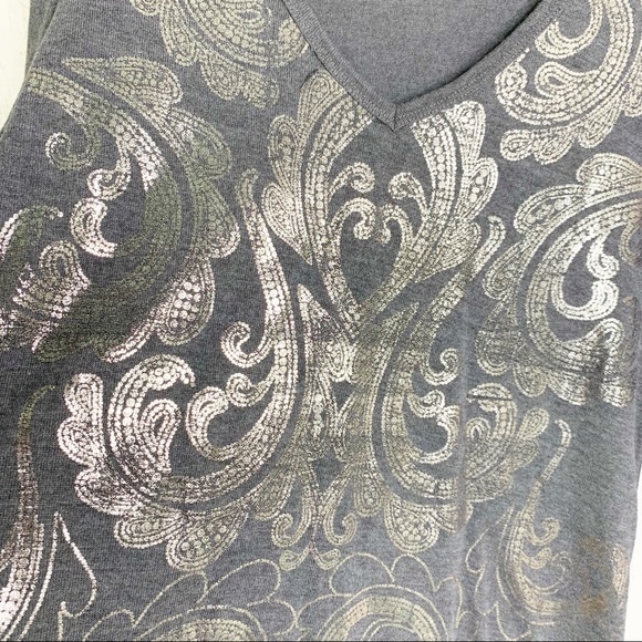 CACHE Metallic Long Sleeve Shirt XL - Picture 6 of 8